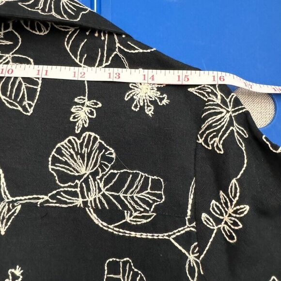 Carole Little M Floral Embroidered Career Top / Shirt/Jacket - Picture 5 of 7